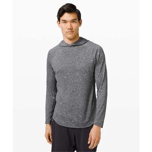 Lululemon Fresh Form Hoodie Black White Print Men Extra Large M3CEIS Athleisure